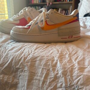 Nike Kids' Sneakers - White, Orange, Purple